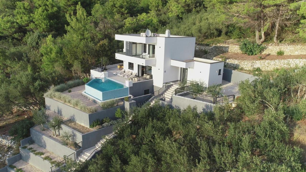 Villa Leona a luxury villa near Makarska, heated pool Živogošće Esterno foto