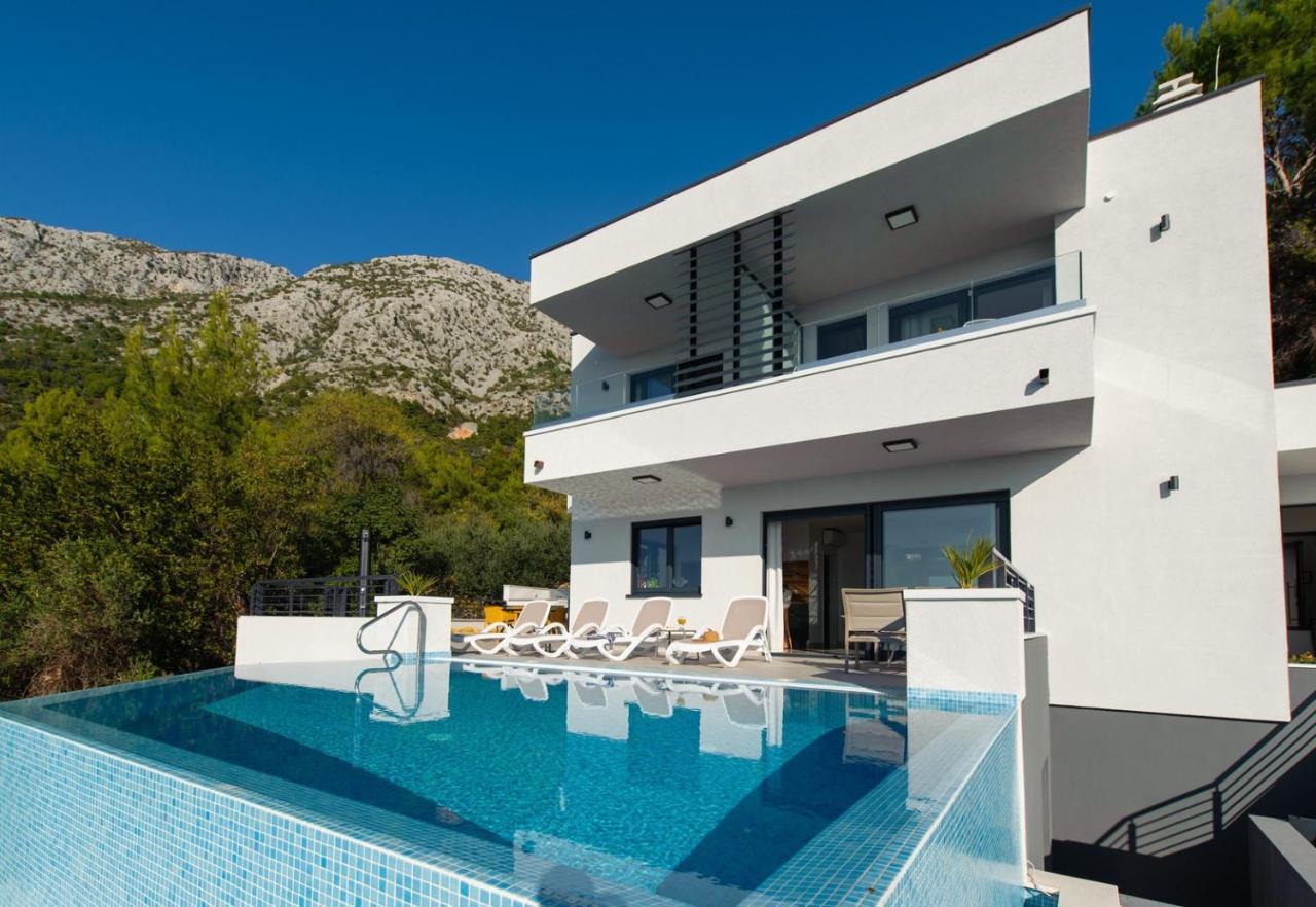 Villa Leona a luxury villa near Makarska, heated pool Živogošće Esterno foto
